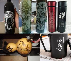 鹤岗兴山区酒瓶葫芦工艺品激光雕刻机